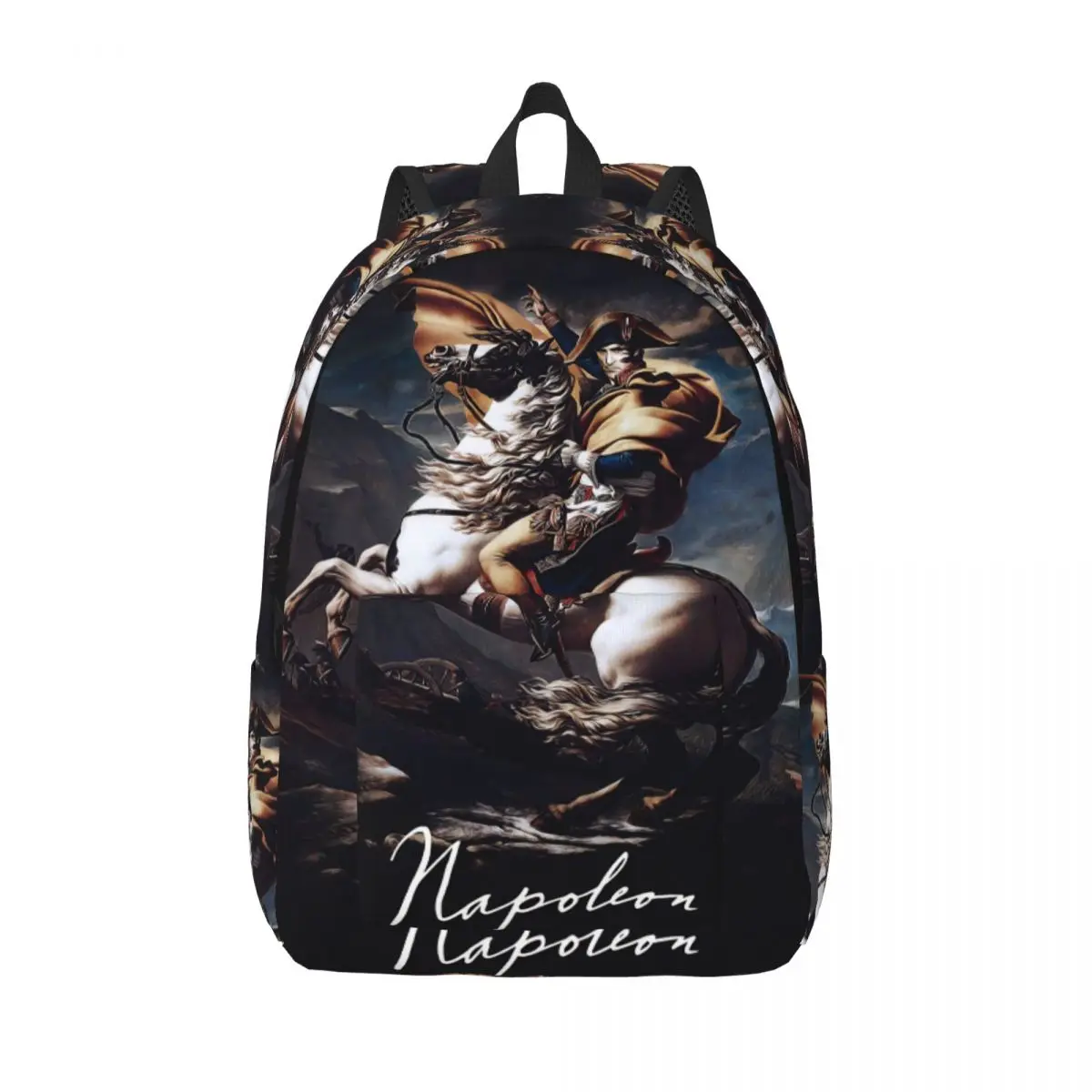 

Napoleon Bonaparte Crossing The Alps крутой рюкзак спортивный школьный деловой художественный рюкзак для мужчин и женщин сумка через плечо для колледжа