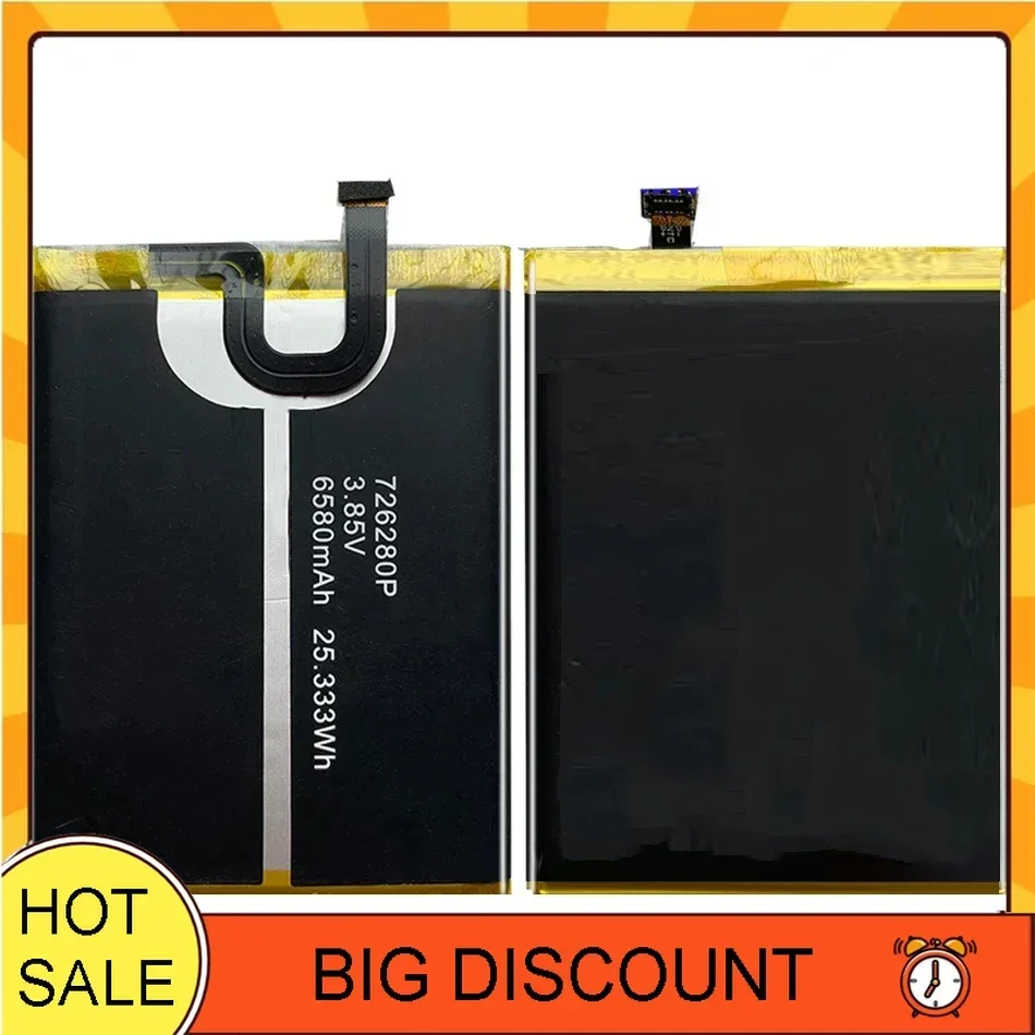 6580MAH Mobile Phone Battery For Blackview Bv6800 Bv 6800 / Bv6800 Pro Bv6800Pro IP68 Waterproof MT6750T Smartphon Batteries