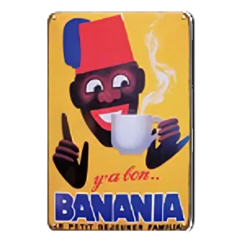 Divertenti segni di metallo BANANIA targa di pittura in latta decorativa Vintage per Bar Pub Cafe Poster adesivi murali decorazioni per la casa