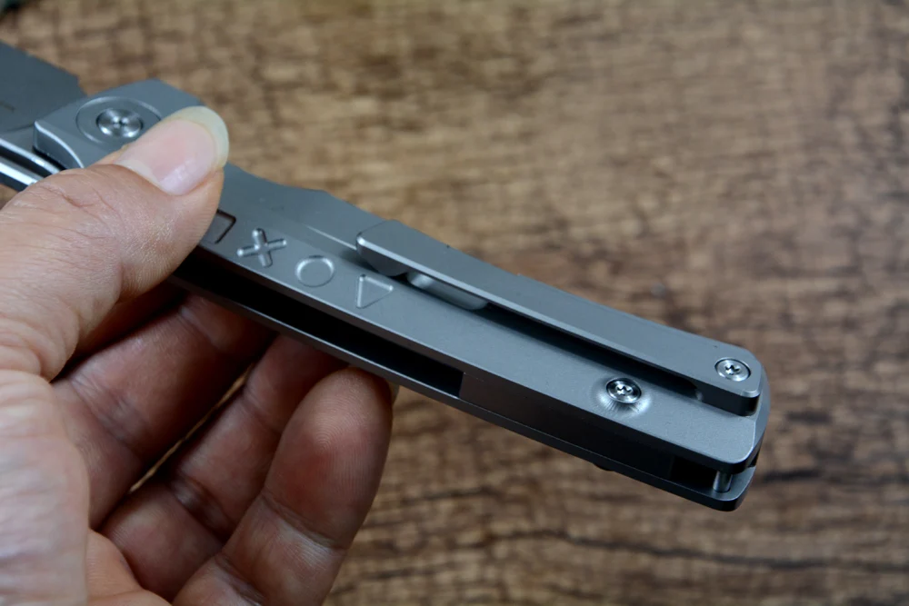 TWO SUN TS471 Folding Knife 14C28N Blade Ceramic Ball Bearing G10 Titanium Handle Hunting Utility Daily Pocket Knife