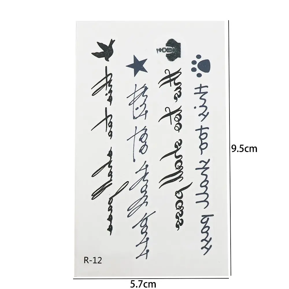 Girls for Body Hands Arm Leg Waterproof Women Temporary Tattoo Stickers Clavicle Fake Tattoo Tattoo Decals Body Art Stickers 3
