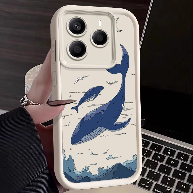 Cute Cartoon Whale …