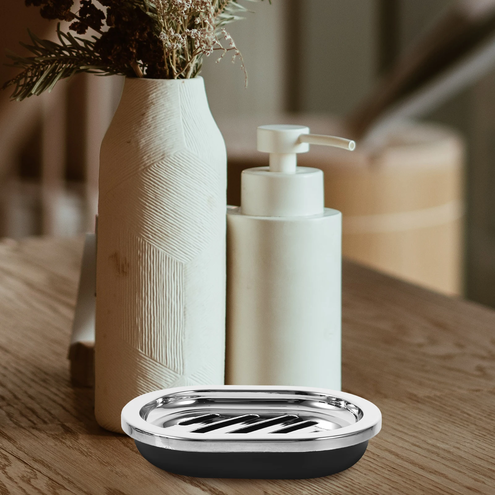 

4pcs Toothbrush Cup Set Bathroom Accessory Kit Stylish Soap Holder Lotion Bottle Organizer For Home Gift Use