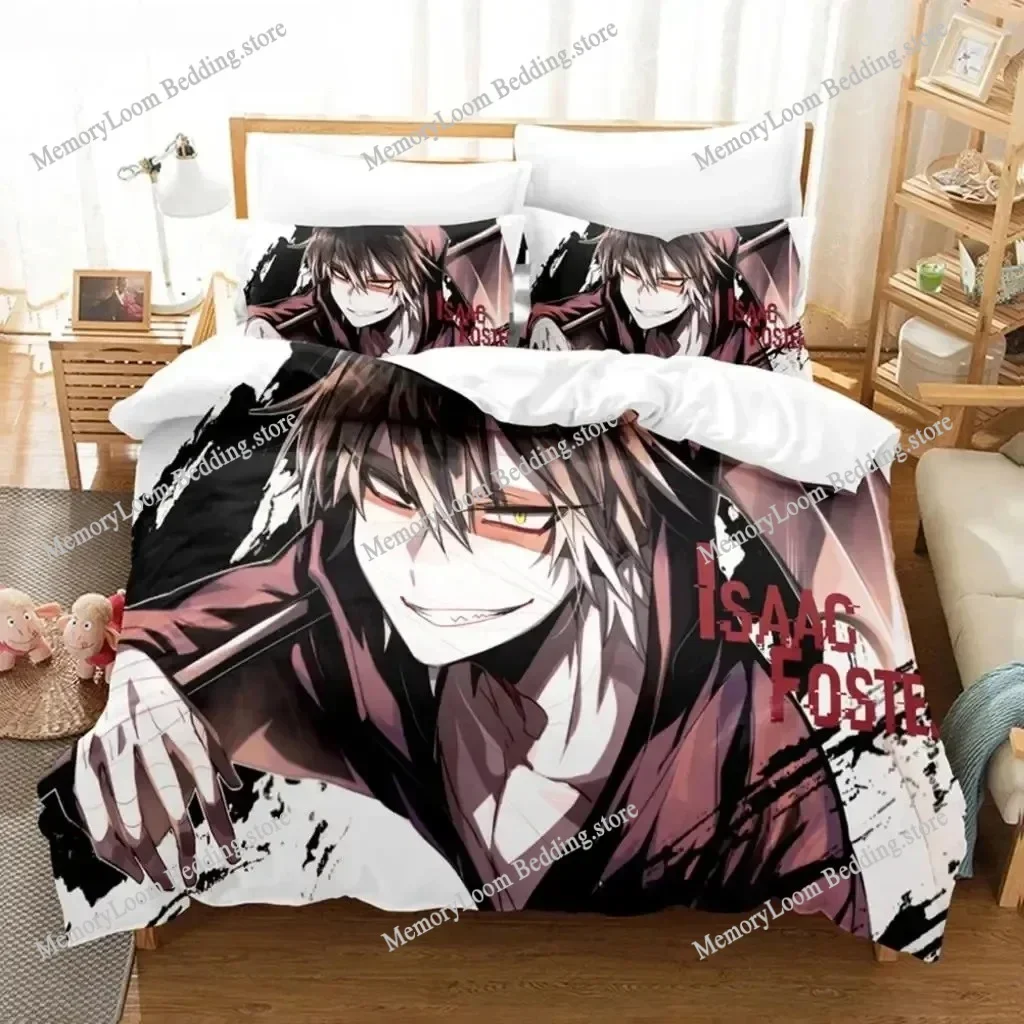 Anime Angels of Death Bedding Set Boys Girls Twin Queen Size Duvet Cover Pillowcase Bed Kids Adult Fashion Home Textileextile