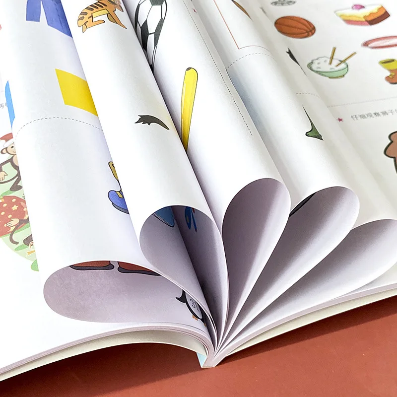 2-6 Year Old Children's Whole Brain Development 1000 Questions Puzzle Books Concentration Training 700 Questions Game Books