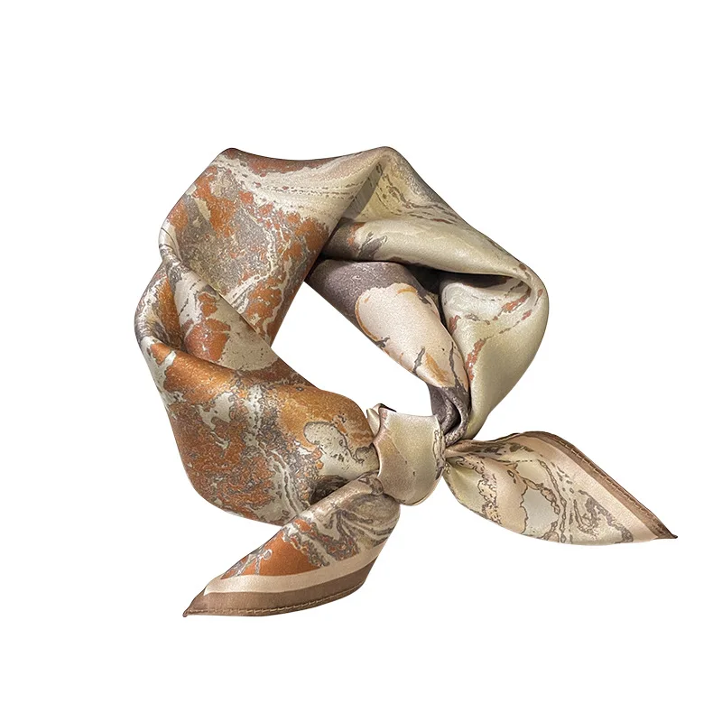 100% Silk Scarf Women Mulberry Luxury High Quality Spring Square Fashion Foulard Female Lady Shawl Wraps Hijab Bandana Scarves