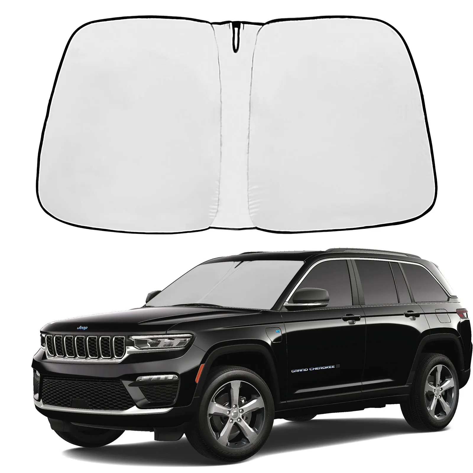 For Jeep Grand Cherokee 2014 2015-2023 Car Windshield Sunshade Cover Front Window Sun Shade Visor UV Protection Car Accessories