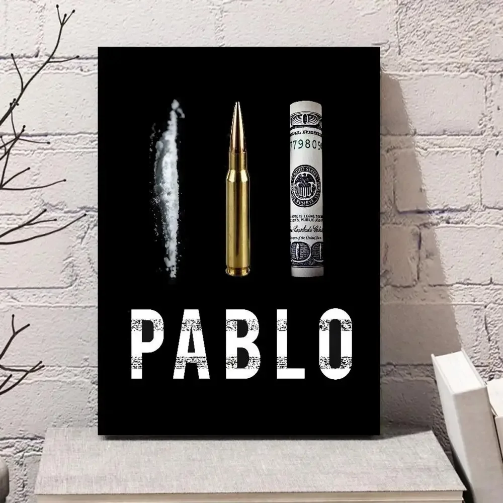 Classic Vintage , Wall Art, Drug Lords TV Series Pablo Escobar, Canvas Printed Poster, Home Living Room Bedroom Decoration