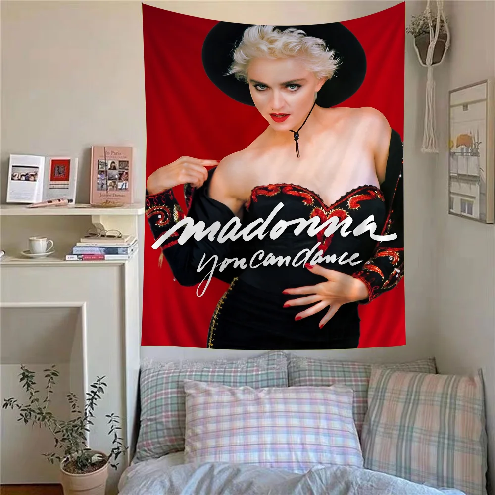 Madonna Music Sexy Singer Hanging Bohemian Tapestry Bohemian Wall Tapestries Mandala Kawaii Room Decor