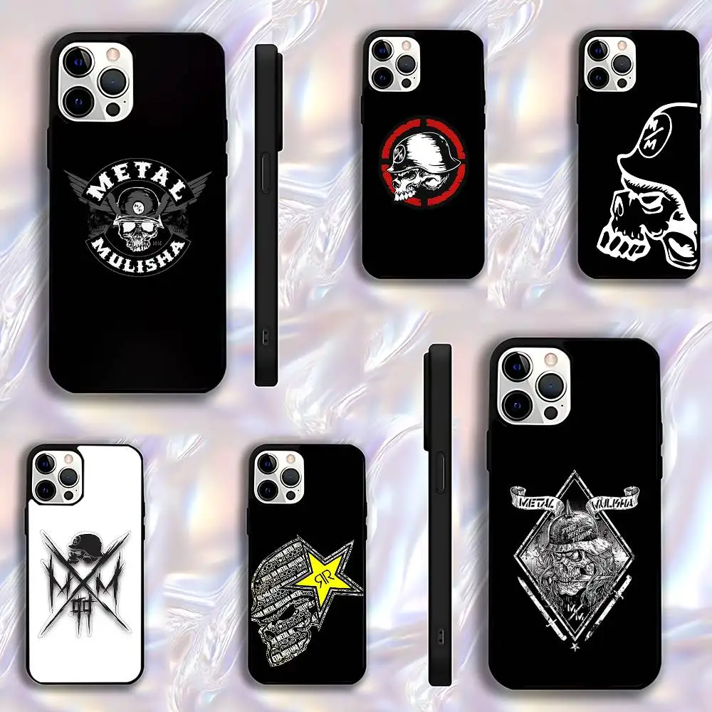 

M-Metal Mulisha Motocross Phone Case For iPhone 17,16,15,14,13,12,11,Pro,Max,Plus,E,Air,Mini Protective Black Cover