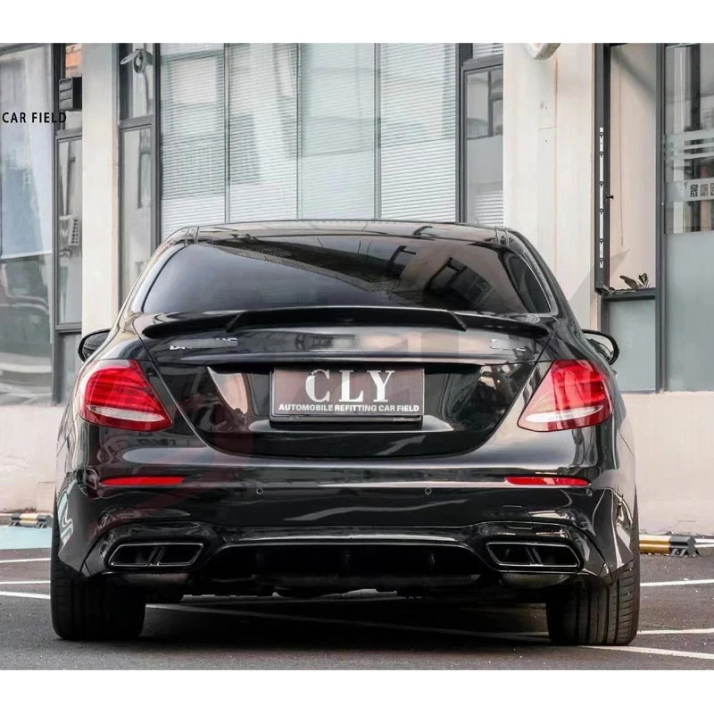 

W213 Upgrade E63s E63 Style Car Body Kit for Front Bumper Grille Side Skirt Diffuser Exhaust Pipe 2017-2020