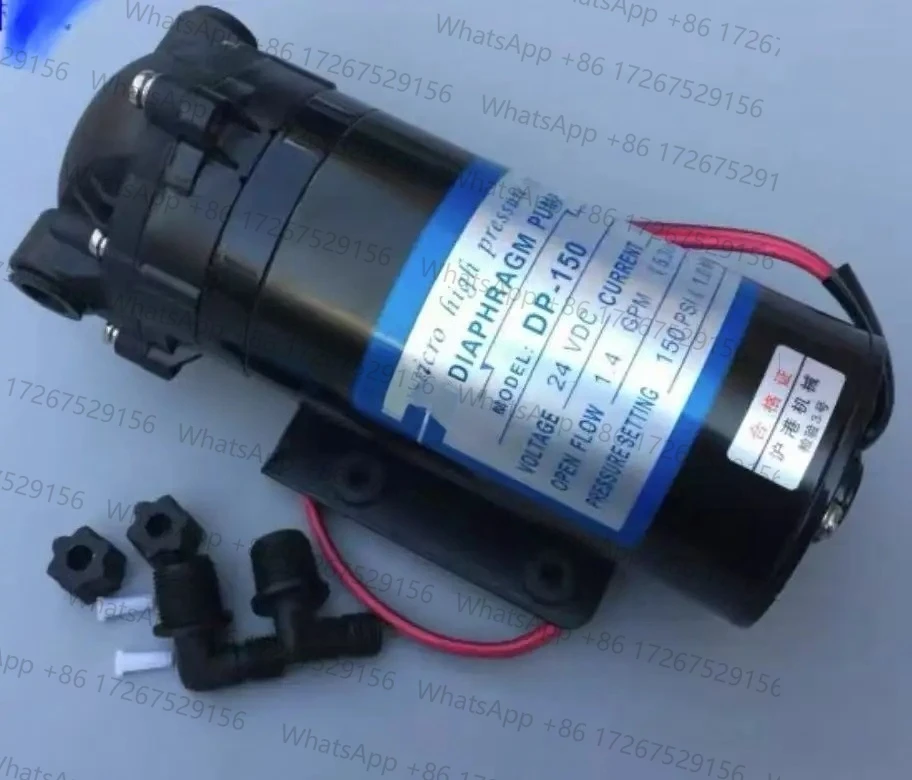 Self-Priming Diaphragm Pump DP150 DC Power Electric Small 24 V olts Micro High Pressure Diaphragm Water Sprayer Car Wash