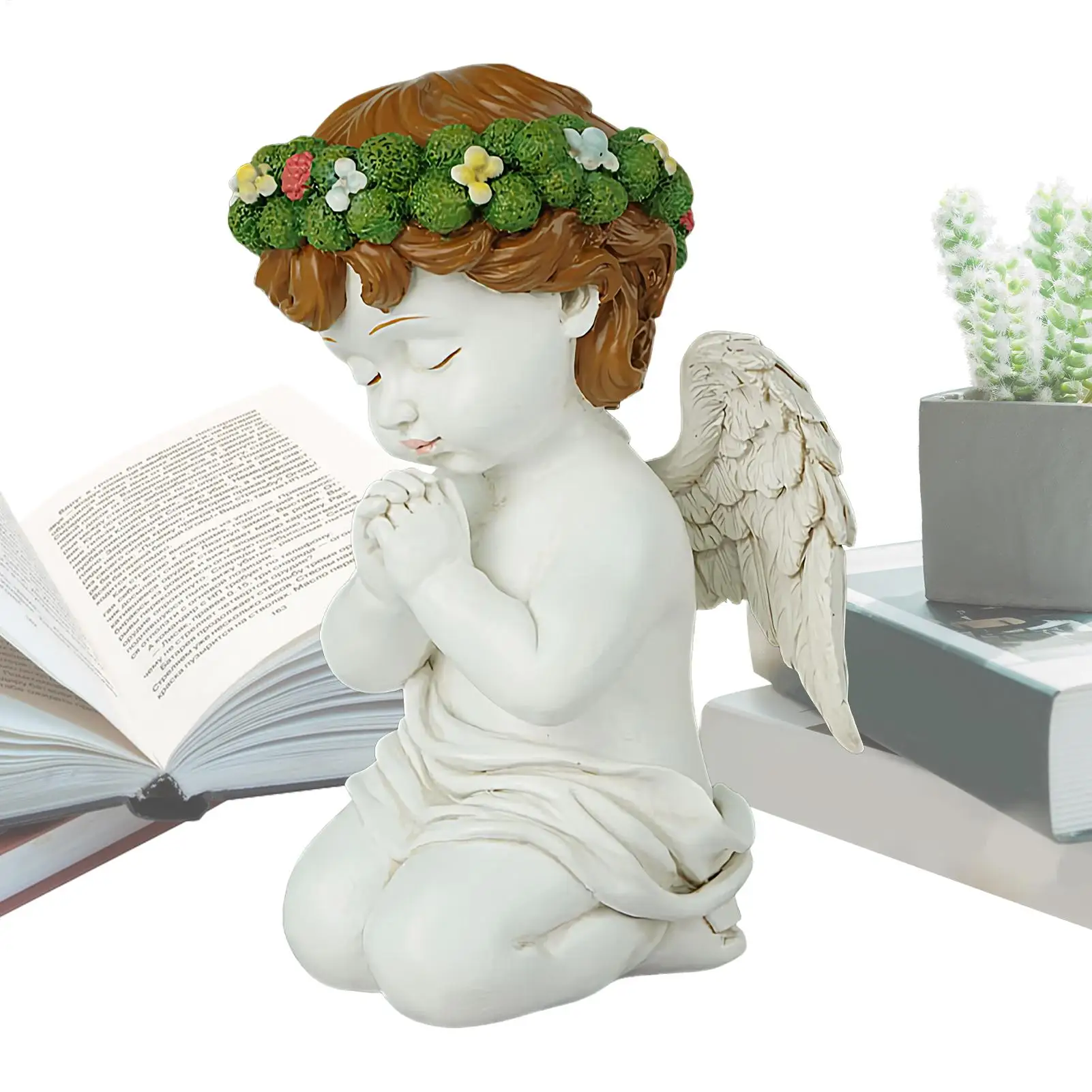 

Статуя ангела, молитовная смола, на коленях, сад, ангел, домашний декор для кухни, Пасха, спальни, офиса, вечеринки, гостиной, стола, окна