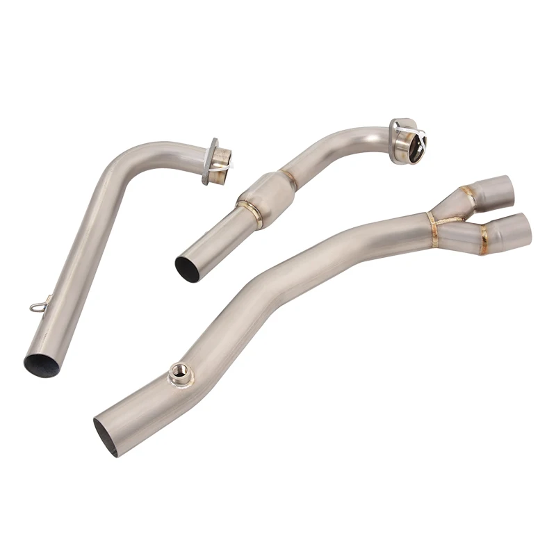 For Kymco AK550 2017-2022/2022-2023 Front Pipe Header Link Tube Titanium Alloy Original Interface Motorcyle Exhaust Mufflers