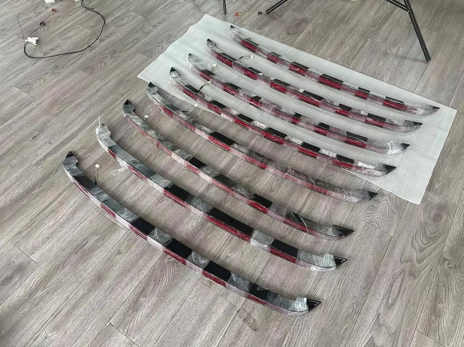 ABS Roof Top LED Light for Land Cruiser LC300 2022-2025 DRL Spoiler Running Lamp Car Accessories Rear Tail Spoiler Rear Wing Wi