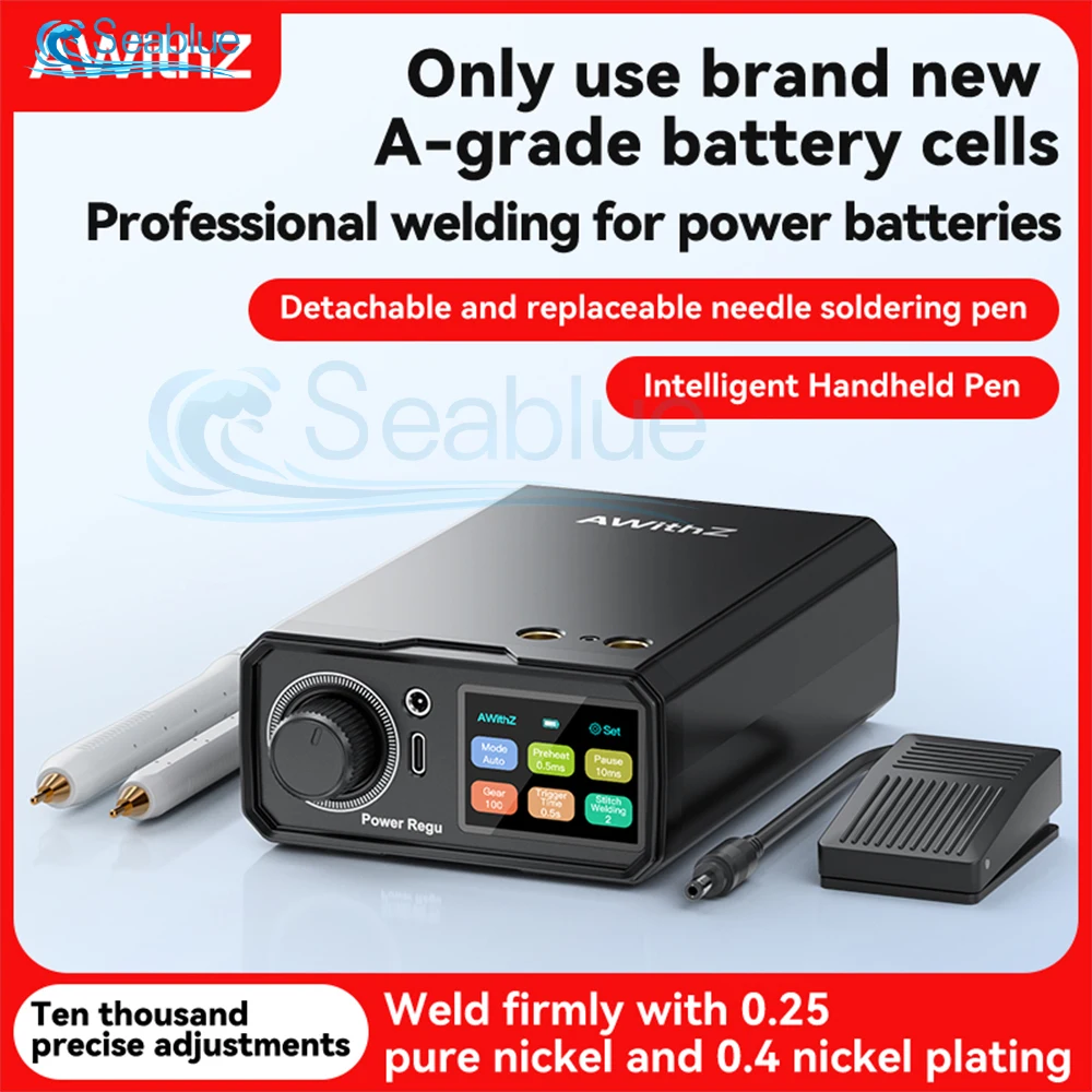 

UK3 Portable Battery Spot Welder DIY Mini Welding Machine 18650 Lithium Battery Pack Welding Tool 10000mah 99 Gear Adjustment