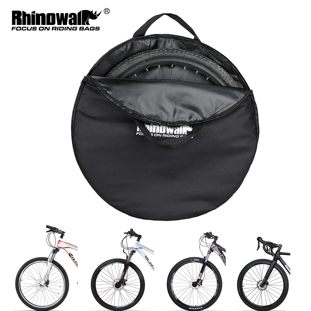 Bicycle Single Wheel Bag Padded For 700c 26-29 Inch Road Bike Travel Transport Carrier Wheel Bag Bicycle Case Pouch Bikepacking