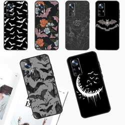 Goth Vampire Bat Gothic Case For Xiaomi 13T Pro 14 Ultra 12 13 Lite 11T 12T POCO F5 M6 X3 X4 X5 X6 Pro F3 M5s Cover