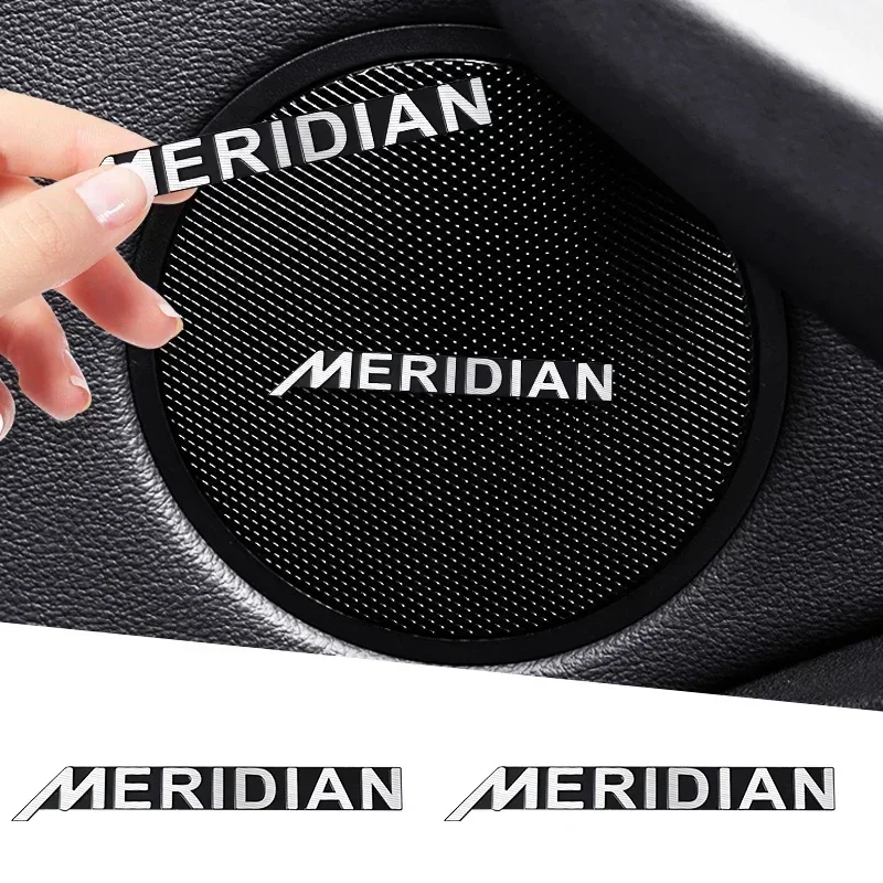 

5 шт./10 шт., высококачественный металлический логотип MERIDIAN, автомобильный динамик Hi-Fi, аудиодинамик, значок, стерео, эмблема, наклейка, аксессуары для автостайлинга
