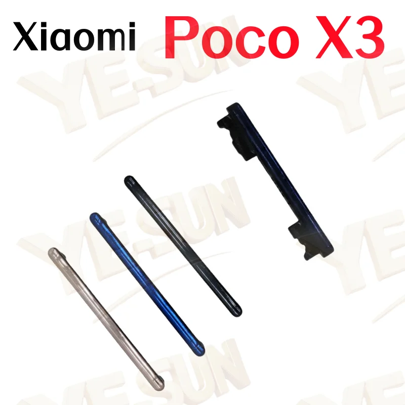 

On and Off Buttons For Xiaomi PocoX3 Side Volume Buttons Volume Up Down Buttons Keys