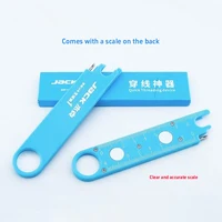 Anti-Prick Needle Threader Magnetic Sewing Tool Kit with Magnifying Glass and Ruler Wire Threading Device Magnetic Absorption N 2
