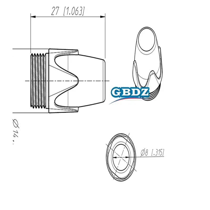1-50 قطعة XLR التوصيل جلبة كبيرة BXX-14 ، BPX-L 6.35 مللي متر مستقيم التوصيل NP2X/NP3X المشبك سلك سميكة الذيل كم ذيل كبير 8 مللي متر