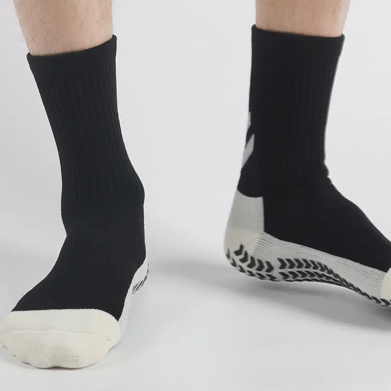 Non ald-Chaussettes de sport professionnelles pour hommes, serviette de course, football, sport astronomique, chaussettes à tube moyen, chaussettes de football