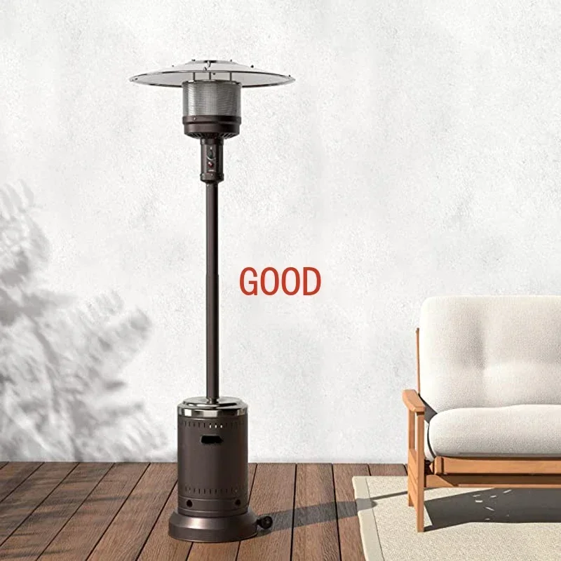 Basics 46,000 Btu Outdoor Propane Patio Heater With Wheels, Commercial & Residential,Powder Coated Iron, Wholesale Factory China