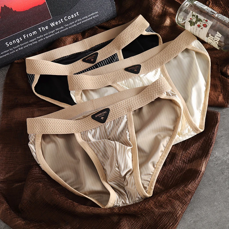 

3 комплекта мужского нижнего белья, мужские трусы, молодежный спортивный стиль, легкая дышащая ткань, сексуальные и стильные мужские трусы