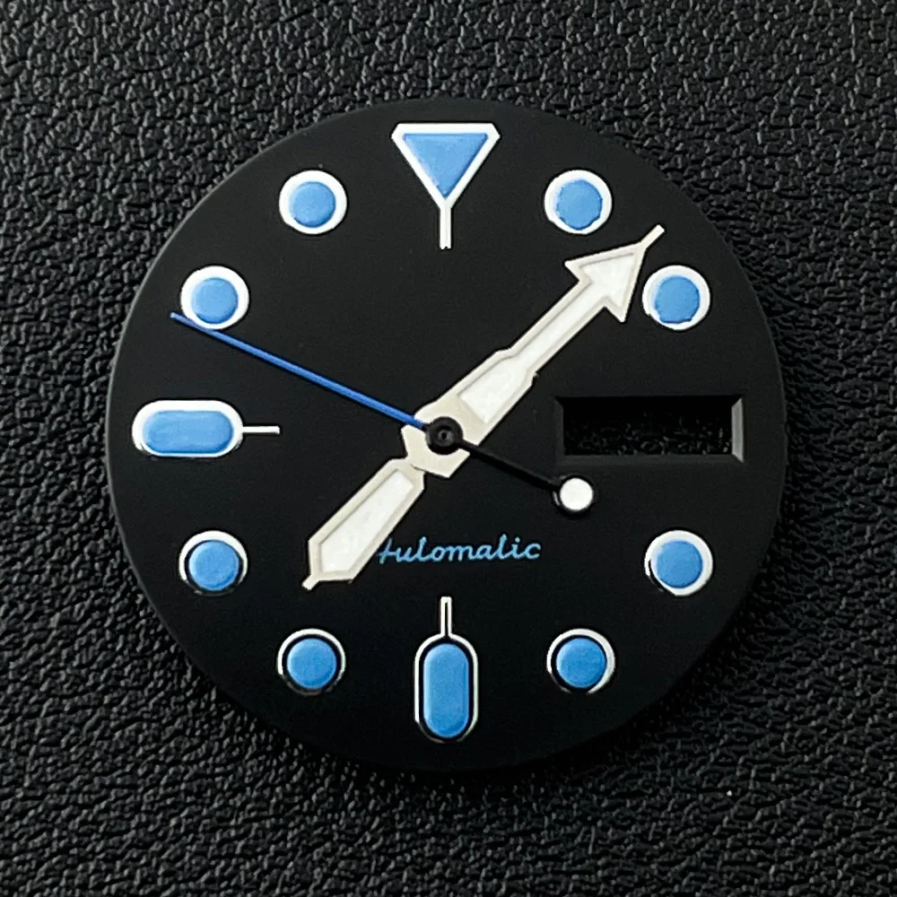 Suitable for 28.5mm NH35/36 High-Quality Dial Hands, Strong Green Luminous Dial Hands Suitable for NH35/36 Movement