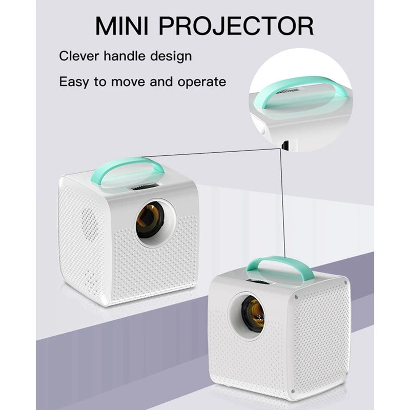 Mini budgétaire portable Q2 pour enfants, budgétaire de cinéma maison, résolution 800x480, cadeau idéal pour Noël et anniversaire