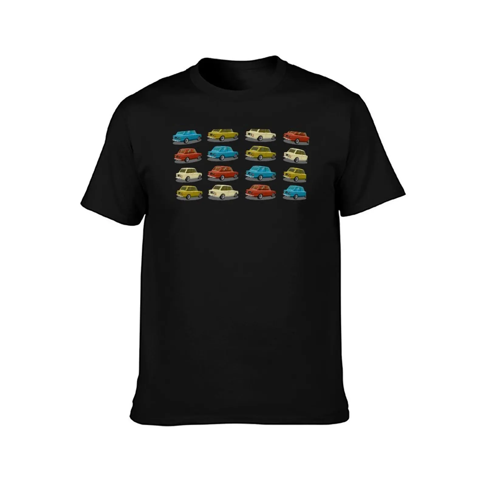 Hillman Imp - Multicolour T-Shirt Summer Casual Cotton Tee Oversized Streetwear Tops Vintage Graphic Print Unisex Men Women