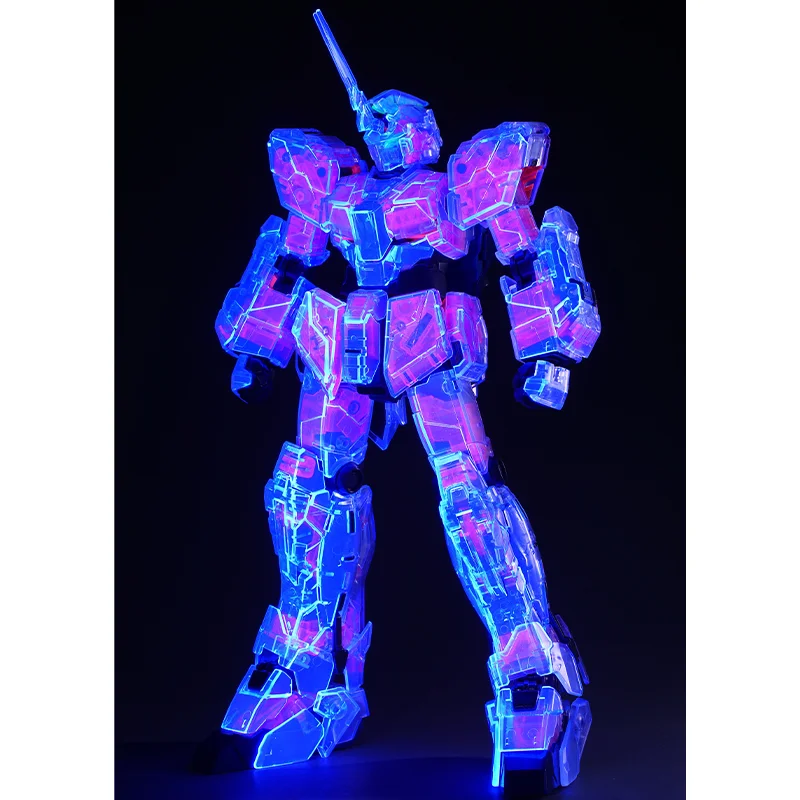 1/72 FANGDAJING RX-0 Unicorn ชุดเกราะใสในสต็อกคอลเลกชันประกอบตัวเลขการกระทําหุ่นยนต์พลาสติกรุ่นของเล่นเด็ก