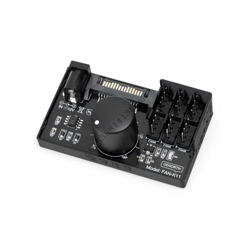

594F PWM Fan Speed Controller Power 4Pin Fan Governor For Computer Water Cooling Application Accessories Fan Controller