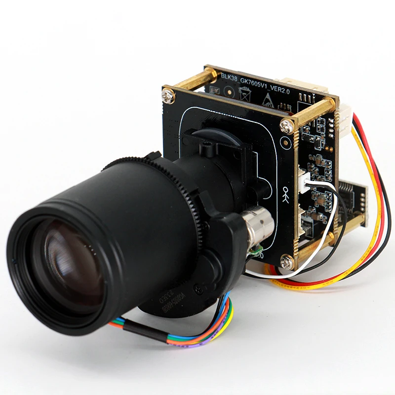 5MP STARVIS IMX335 IP Camera Module 5-50mm Motorized 10x Zoom Autofocus Lens GK7605V100 CCTV Camera PCB Board SIP-K335G6-0550
