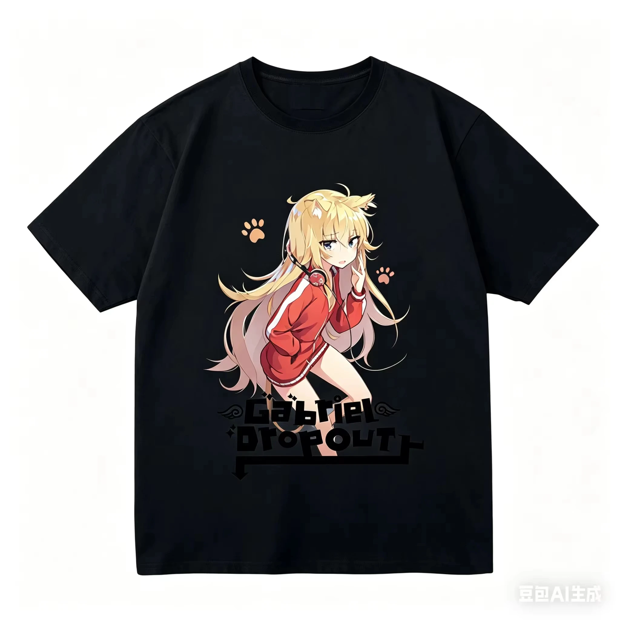 2026 New Stylish Gabriel DropOut Anime Shirt, Oversized Unisex Trendy Street Couple Outfit Men And Women T-Shirt