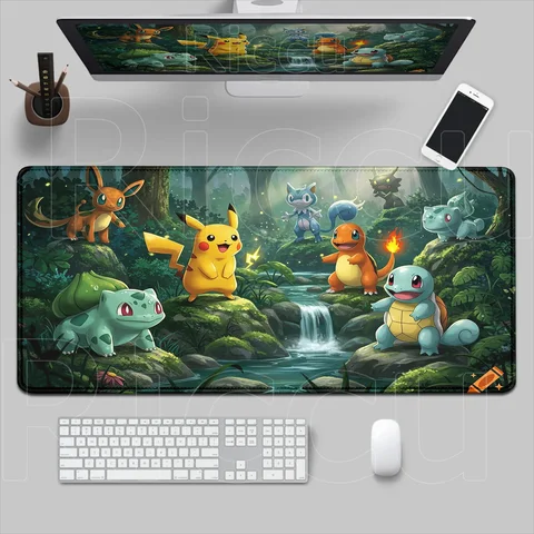 MINISO Резиновый коврик для мыши с Покемоном Bulbasaur — фото товара