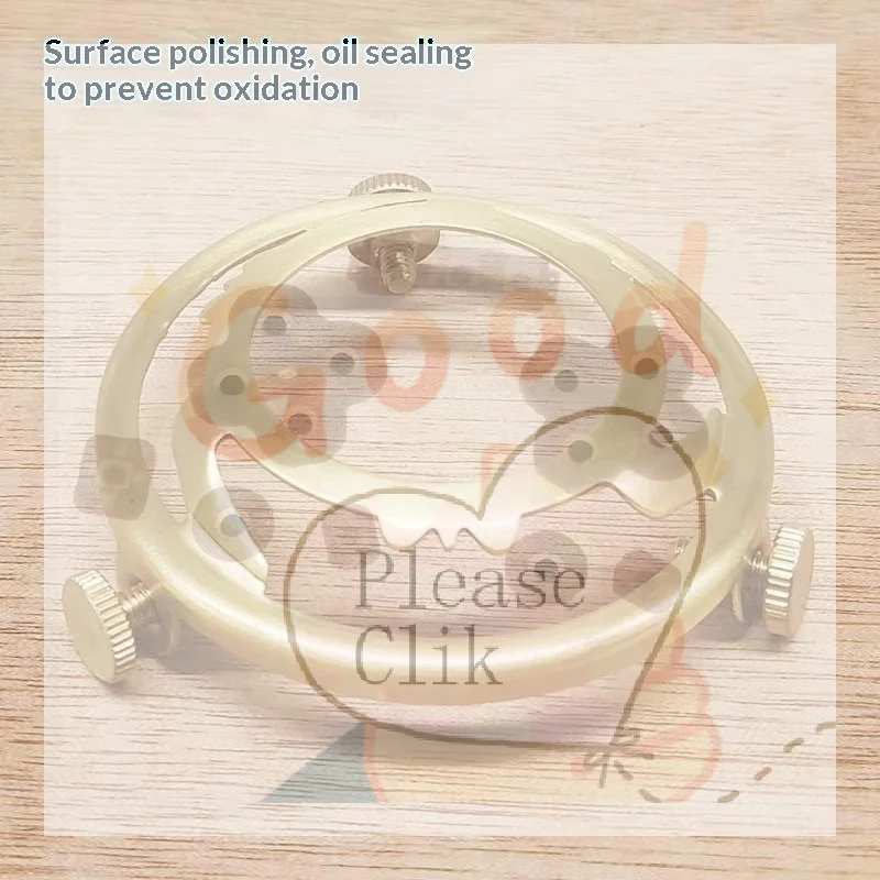 【HG】Brass Three Holes Ring 60/78mm Screw Lampshade Fixed Ring Holder Shade And Socket Connecter Fixed Copper Lamp Accessories