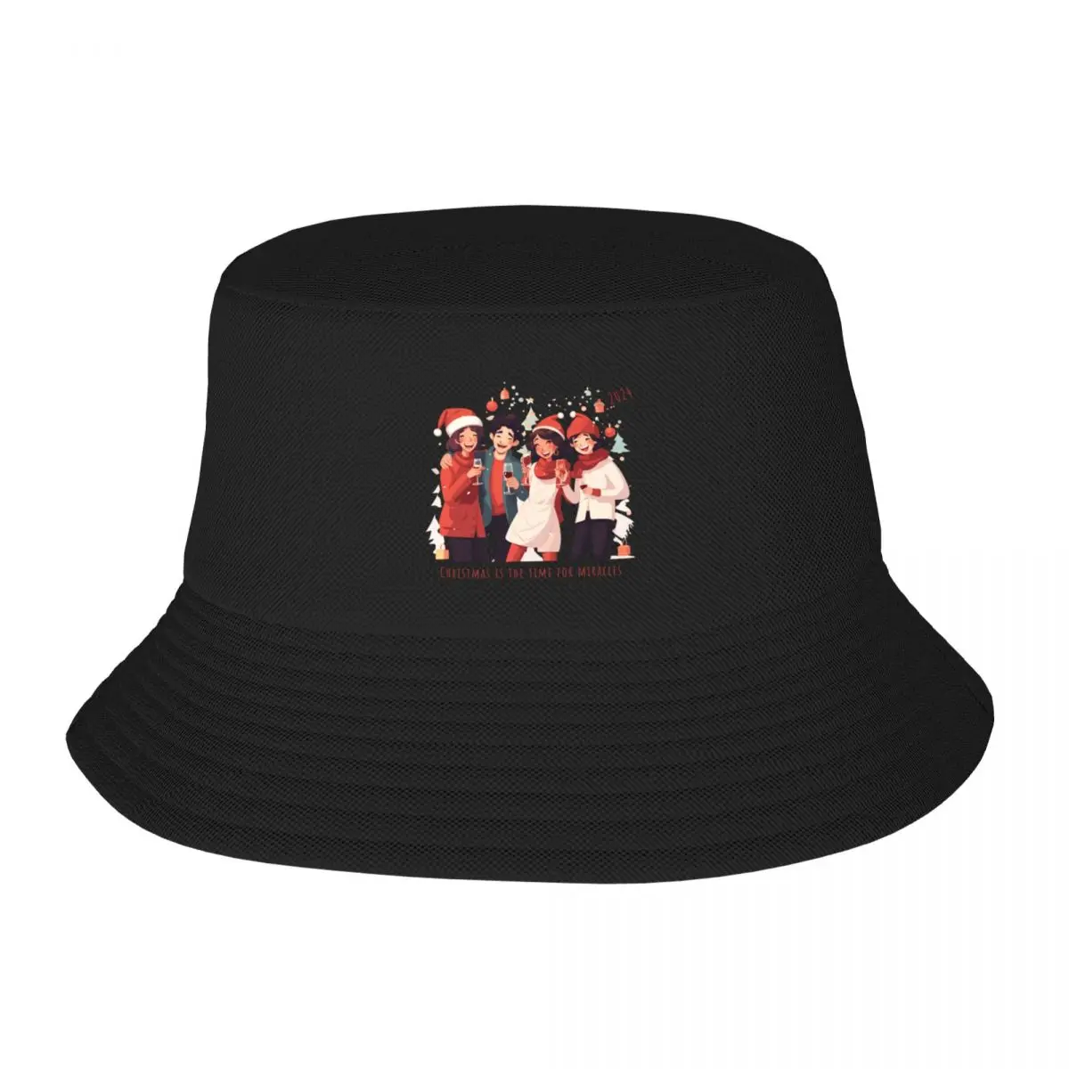 Christmas is The Time For Miracles - Surprise Christmas Gift for Friends Bucket Hat Sun Cap New In Hat Men Hat Women's