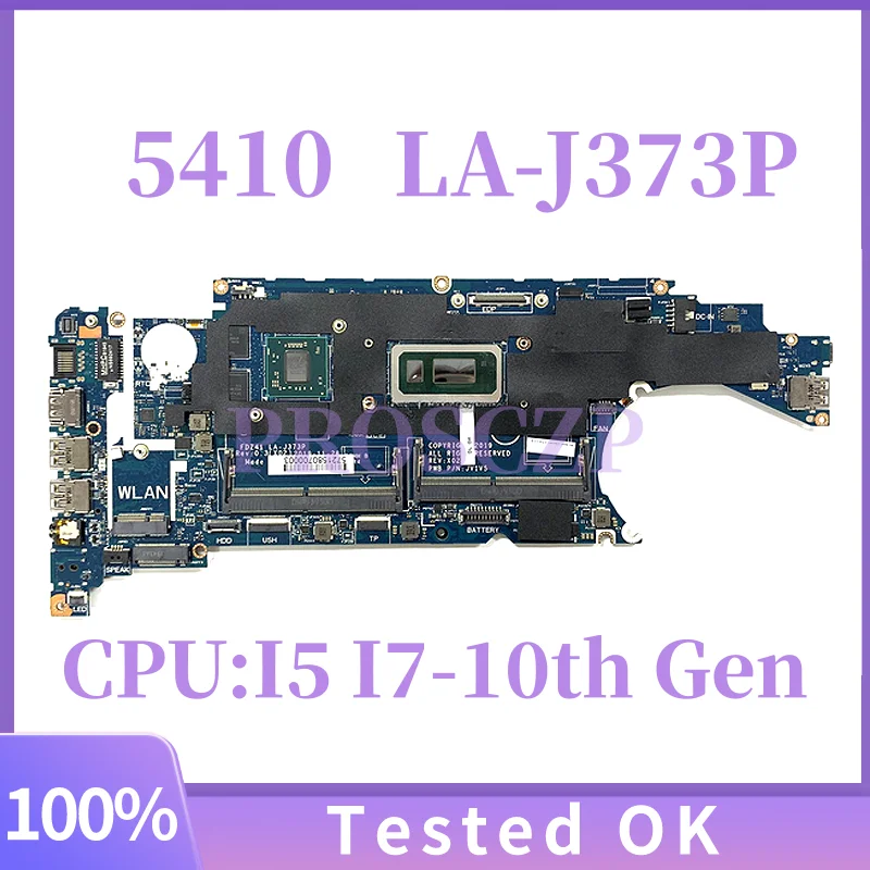 

LA-J373P For DELL Latitude 5410 Mainboard 216-0923010 0F1NKY SRGKX i5-10310U 2G Laptop Motherboard Tested