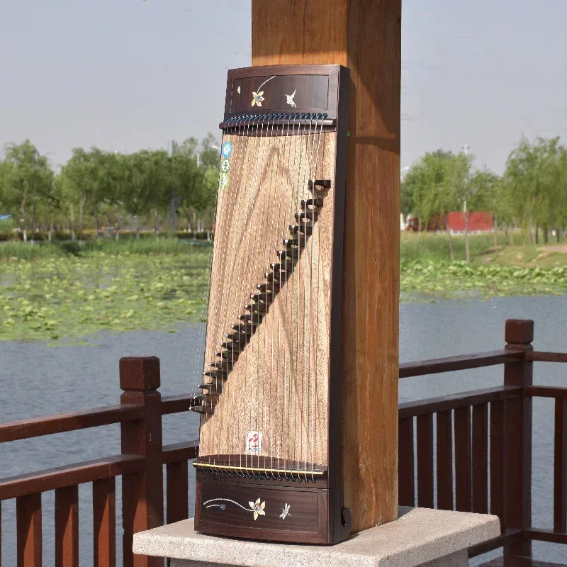 100CM 21 String Guzheng Tung Wood Material Guzheng Chinese Traditional Portable Musical Instruments Beginner Performance Gift