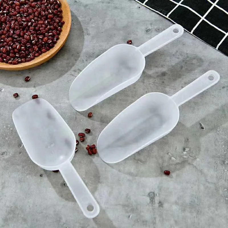 Mini Plastic Ice Shovel Kitchen Flour Food Candy Ice Cream Scoop Dessert Pelles Bonbons Beans Scoops Party Buffet Small Tools