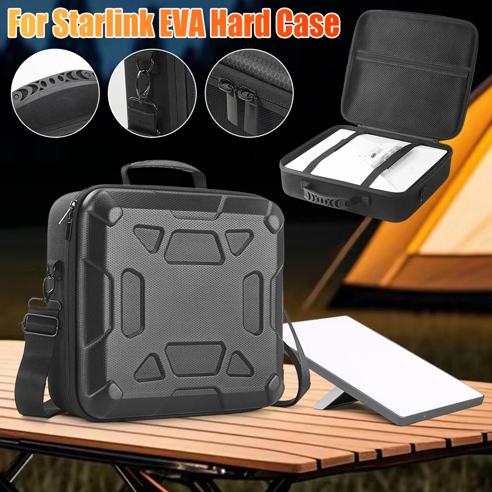 

For Starlink EVA Hard Case Mini Waterproof Shockproof Protective Case Ultra-Light Shoulder Hand Bag Portable Travel Storage Bags