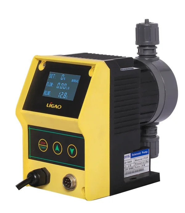 

2025 signal solenoid diaphragm metering pump factory direct sale digital pressure metering pump