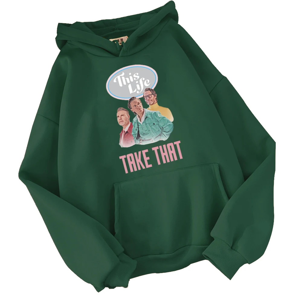 Take That Hoodie This Life Album Hoodie Harajuku Long Sleeve Sweatshirts Take That Fan Gift Unisex