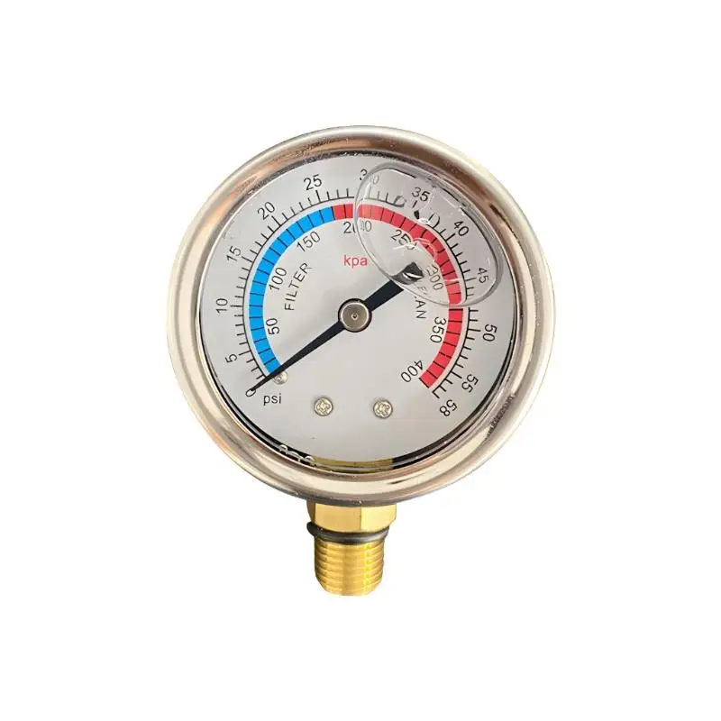 

Premium Viscous Fluid Filled Measuring Instrument For Pool Sand cistern With Metal Case And Brass Linkages D2RD