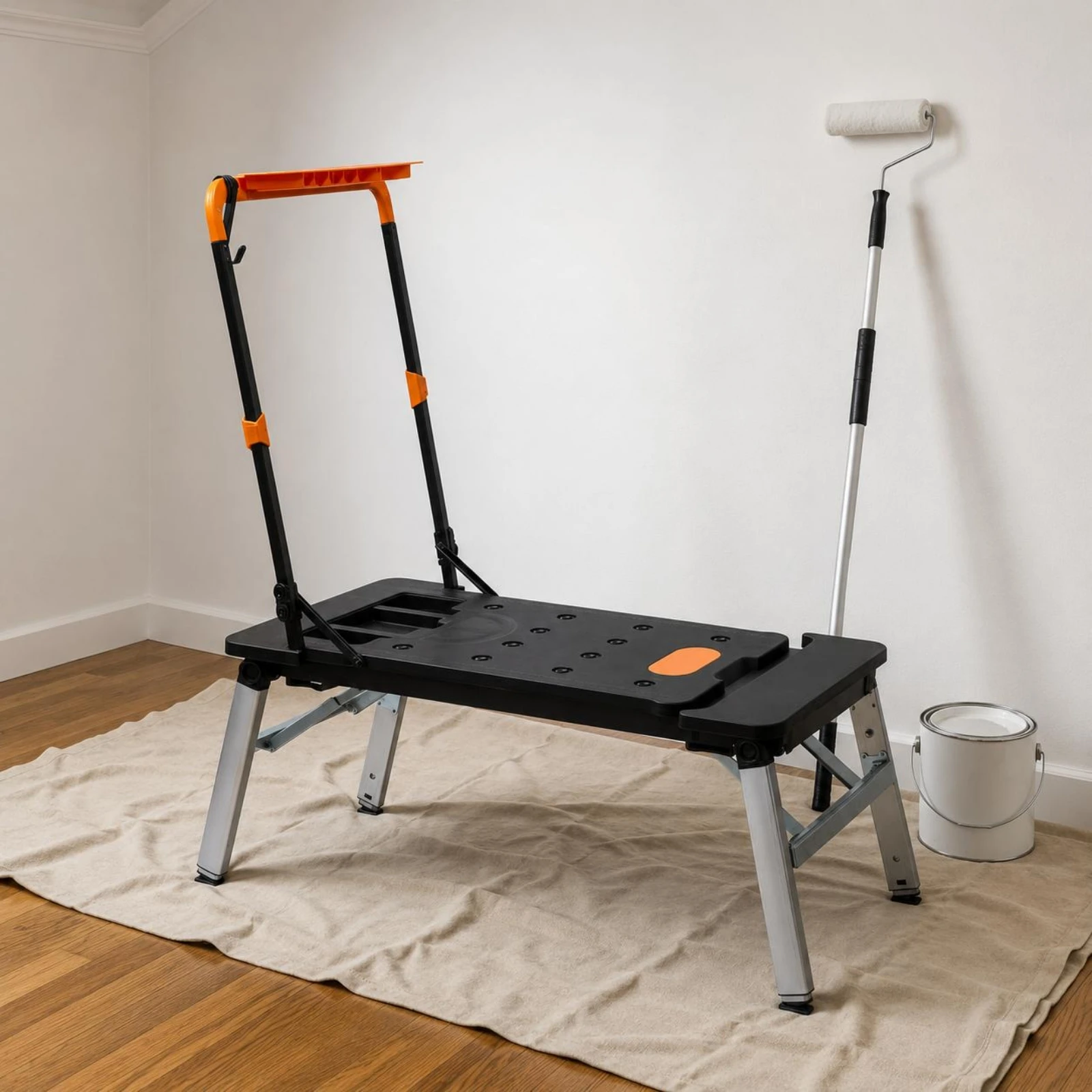 Picture 7: Multifunction Workbench Foldable Multi-Function Workbench Work Equipment Side Extension Carry Handle for Workshop