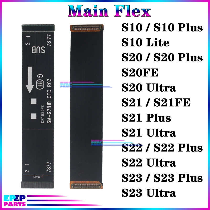 Motherboard Connector Cable for Samsung Galaxy S10 S20 S21 S22 S23 Plus Lite Ultra Fe Main Mother Board Flex