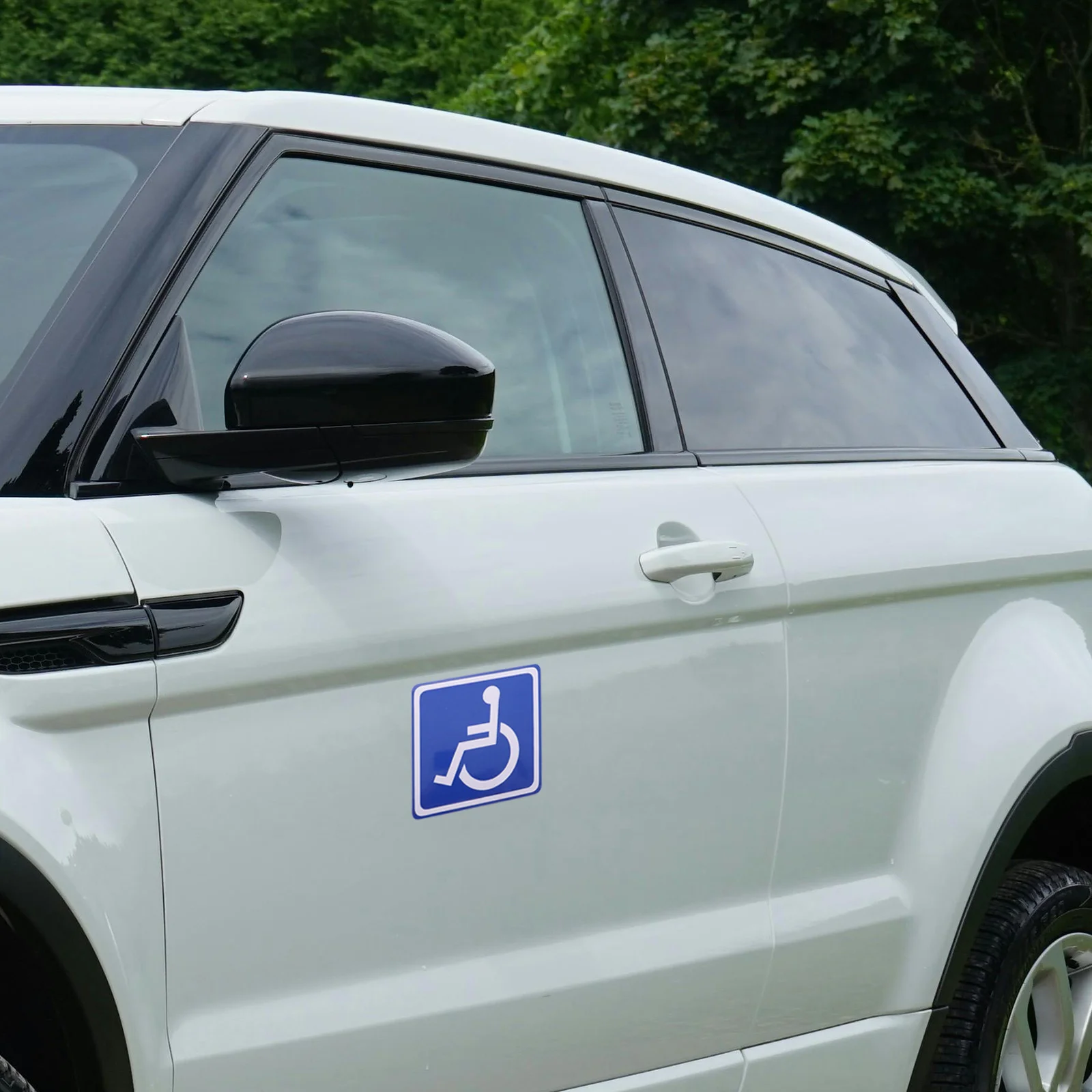 

Disabled Wheelchair Decal For Car Vehicle Supply Splashproof Handicap Parking Sign Adhesive Accessible Toilet Label