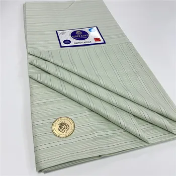 Unikalny afrykański miękki Atiku Męski garnitur Tkanina 2025 Gorąca sprzedaż Szwajcarski woal 100% bawełna Męska koszula Materiał do szycia tkanin 15A25